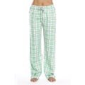 Pikkukuva 1 / 4: Naisten pyjama housut taskuilla, naisten pehmeät flanelliruudullinen pyjama housut green S