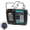 Miniatyrbillede 4 af 5: Til Makita Dc18rc Hurtig Hurtig Lithium-ion Batterilader (bl1830 Bl1850) 18v 3a EU Plug