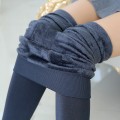 Miniatyrbillede 9 af 11: Varme Foret Leggings til Vinter Svart