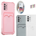 Miniatyrbillede 1 af 10: Samsung Galaxy A52/A52 5G - Kortbeskyttelsesetui Transparent Grå