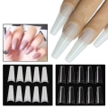 Miniatyrbild 7 av 7: Långa Lös Nagelspetsar för Perfekta Drömnaglar Transparent