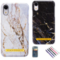 Miniatyrbillede 1 af 8: iPhone Xr - Marmorbeskyttelse Vit