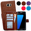 Miniatyrbillede 1 af 10: Samsung Galaxy S7 - PU Læderpung Etui