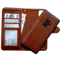 Pikkukuva 3 / 9: Nahkainen lompakko Galaxy S9 Plus - Nahkaa ja magneetti! Rosa