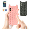 Pikkukuva 1 / 7: iPhone X/Xs - Kotelosuoja Pop It Fidget Rosa