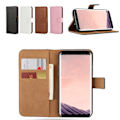Miniatyrbillede 1 af 9: Glat læder etui til Galaxy S9 - Etui & Pung Rosa