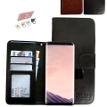 Miniatyrbillede 1 af 8: Samsung Galaxy S8 - PU Læderpung Etui Brun
