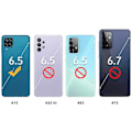 Pikkukuva 10 / 10: Samsung Galaxy A12 / A12 5G - Korttikotelo Suoja Läpinäkyvä Grå