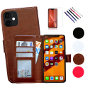 Pikkukuva 1 / 10: Tyylikäs nahkainen kotelo iPhone 11:lle Brun