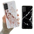 Miniatyrbillede 1 af 6: Samsung Galaxy A52/A52 5G - Beskyttelse af marmor Vit