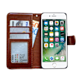 Miniatyrbillede 4 af 5: iPhone 7/8/SE (2020 & 2022) - PU Læder Pung Etui Brun