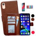 Miniatyrbild 1 av 10: iPhone Xr - Läderfodral / Skydd Brun