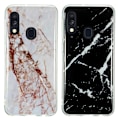 Pikkukuva 1 / 7: Samsung Galaxy A40 - Kuori / Suoja / Marmori Vit