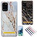 Miniatyrbillede 1 af 7: Samsung Galaxy S20 Plus - Marmorbeskyttelse Vit