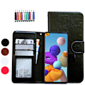Pikkukuva 1 / 10: Suojaa Samsung Galaxy A21s - Nahkakotelo! Brun
