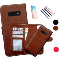 Miniatyrbillede 1 af 10: Samsung Galaxy S10e - PU Læderpung Etui Svart