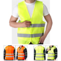 Miniatyrbillede 1 af 4: Refleksvest med ekstra god reflektion Gul