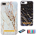 Miniatyrbillede 1 af 7: iPhone 7 Plus / 8 Plus - Marmorbeskyttelse Svart
