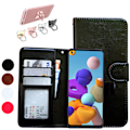 Pikkukuva 1 / 10: Suojaa Samsung Galaxy A21s - Nahkakotelo Brun