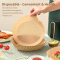 Miniatyrbillede 5 af 10: 100 stk. Air Fryer engangspapir - Non-Stick bagepapir