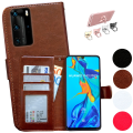 Miniatyrbillede 1 af 6: Beskyt din Huawei P40 Pro - Læderetui! Rosa