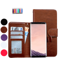 Pikkukuva 1 / 10: Suojaa Samsung Galaxy S8 Plus - Nahkakotelo Svart