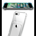 Pikkukuva 4 / 10: iPhone 7 Plus / 8 Plus - Korttikotelo Suoja Läpinäkyvä