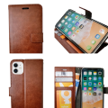 Miniatyrbillede 3 af 6: iPhone 11 - PU Læder Pung Etui Svart