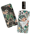 Miniatyrbillede 1 af 4: iPhone 12 Pro Max - Geometrisk Blomster Etui Vit