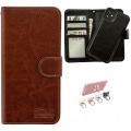Miniatyrbillede 1 af 3: iPhone 11 - PU Læderpung Etui Svart