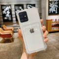 Miniatyrbillede 2 af 10: Samsung Galaxy A51 - Beskyttende gennemsigtig kortholder Grå