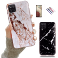 Pikkukuva 1 / 5: Suojaa Samsung Galaxy A12/A12 5G:si marmorikuorella Vit