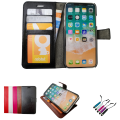Miniatyrbillede 1 af 6: iPhone Xs Max - PU Læder Pung Etui Vit