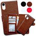 Miniatyrbillede 1 af 9: iPhone Xr - PU Læderpung Etui Vit