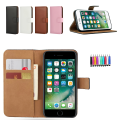 Miniatyrbillede 1 af 9: iPhone 7 Plus / 8 Plus - PU Læder Pung Etui Svart
