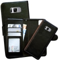 Pikkukuva 4 / 9: Samsung Galaxy S8 Plus - Nahkakotelo/Lompakko + Suoja Brun