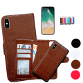 Pikkukuva 1 / 9: iPhone X/Xs - Nahkakotelo / Lompakko Vit