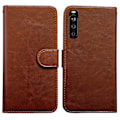 Miniatyrbillede 2 af 10: Sony Xperia 10 II - PU Læder Pung Etui Svart