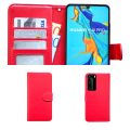 Miniatyrbillede 5 af 6: Beskyt din Huawei P40 Pro - Læderetui! Vit
