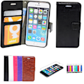 Miniatyrbillede 1 af 6: 3-i-1 Kit til iPhone 5/5s - Læderetui Vit