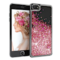 Pikkukuva 1 / 8: iPhone 6/7/8/SE (2020 & 2022) - Liikkuva glitter 3D Bling -puhelinkotelo iPhone 8