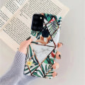 Miniatyrbillede 3 af 6: Samsung Galaxy A21s - Geometrisk Blomster Etui Svart