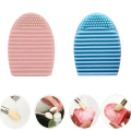 Miniatyrbillede 2 af 5: Rengøring af Makeupbørster - Brushegg brushcleaner Blå