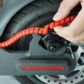Miniatyrbild 3 av 8: Spiraltråd Kabel Skydd till Xiaomi Elektrisk Scooter Vit