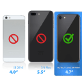 Miniatyrbild 8 av 8: iPhone 6/7/8/SE (2020 & 2022) - Flytande Glitter 3D Bling Skal C iPhone 7