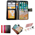 Miniatyrbillede 1 af 6: iPhone 11 - PU Læder Pung Etui Vit