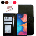 Miniatyrbillede 1 af 6: Samsung Galaxy A20e - PU Læder Pung Etui Svart