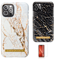 Miniatyrbillede 1 af 9: iPhone 12 Pro Max - Marmorbeskyttelse Svart