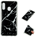 Miniatyrbillede 3 af 3: Samsung Galaxy A40 - Etui Beskyttelse Marmor + Touch Svart