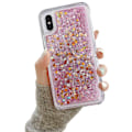 Pikkukuva 1 / 5: iPhone X/Xs - Liikkuva glitter 3D Bling puhelinkotelo